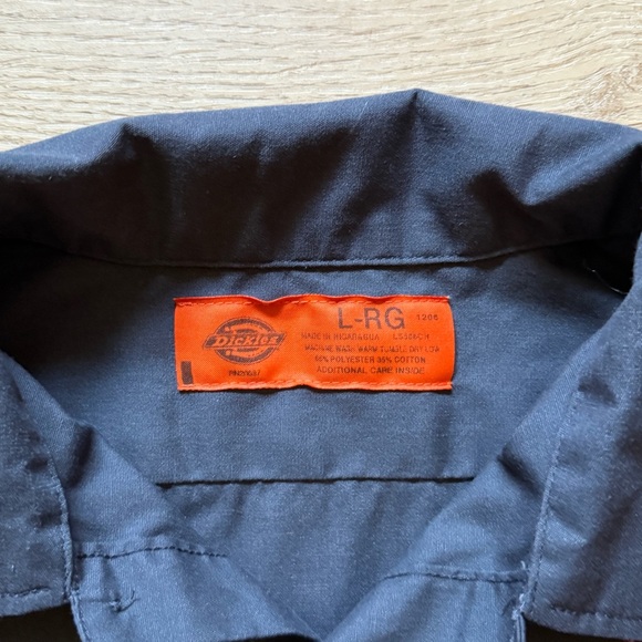 Dickies “Feelin’ Lucky” Pin-Up Racing Work Shirt – Speed Power & Chrome Graphic - Picture 4 of 8